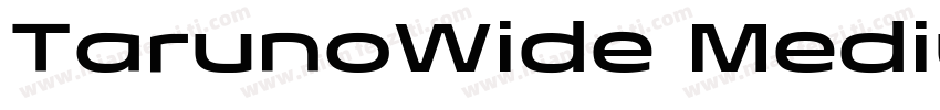 TarunoWide Medium字体转换